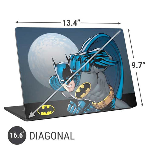 DC Comics Batman Action Pose 90's art Universal Laptop 16.6in (13.4 x 9.7in) Skin